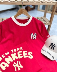 1992 - Áo New Era NY New York Yankess Đỏ Noel [HÀNG CHÍNH HÃNG]
