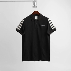 2031 - Áo Adidas Polo 3 Stripes Legend Đen EJ0927 [HÀNG CHÍNH HÃNG]