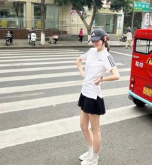 2030 - Áo Adidas Polo 3 Stripes Legend Trắng EJ0926 [HÀNG CHÍNH HÃNG]