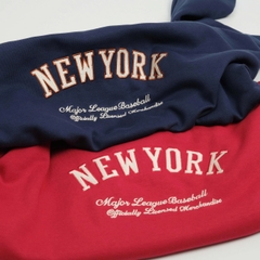 2065 - Áo Sweater New Era New York Yankee Đỏ Vin Bo Trắng Đỏ [HÀNG CHÍNH HÃNG]