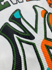 2602 - Áo New Era Yankee Trắng NY - Fabric [HÀNG CHÍNH HÃNG]