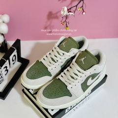 1999 - Giày Nike Air Jordan 1 Low SE Medium Olive Sail HV4089-201 [HÀNG CHÍNH HÃNG]