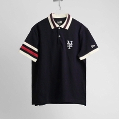 2600 - Áo Polo New Era NY 59FIFTY MLB Doughnut Xanh Navy Tay Viền [HÀNG CHÍNH HÃNG] [HÀNG CHÍNH HÃNG]