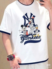 2755 - Áo New Era NY Mickey Family Trắng Kem [HÀNG CHÍNH HÃNG]
