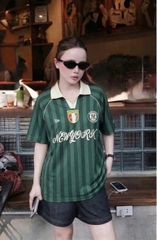 2762 - Áo Polo New Era New York Jersey Xanh Lá [HÀNG CHÍNH HÃNG]