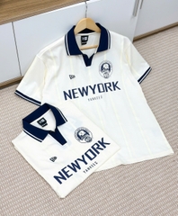 2763 - Áo Polo New Era New York Jersey 43 Trắng Kem [HÀNG CHÍNH HÃNG]