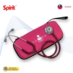 Ống nghe 2 mặt Spirit CK-SD601PF màu đỏ burgundy
