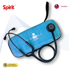 Ống nghe 2 mặt Spirit CK-SD601CPF, dây màu Dark Green, Full Black, phiên bản đặc biệt