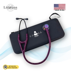 Ống Nghe Littmann® Cardiology IV ™ Màu Polished Rainbow & Plum - Violet Stem 6239 (Limited)