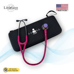 Ống Nghe Littmann® Cardiology IV ™ Màu Polished Rainbow & Raspberry - Smoke Stem 6241 (Limited)