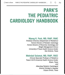 Sách ngoại văn Park's The Pediatric Cardiology Handbook: Mobile Medicine Series