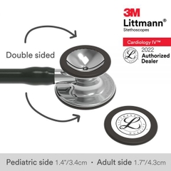 Ống Nghe Littmann Cardiology IV™  Black Mirror 6177 (Limited)