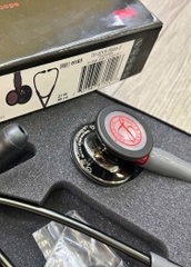 Ống Nghe Littmann Cardiology IV™ Grey & Smoke - Red Stem - Limited Edition 6183
