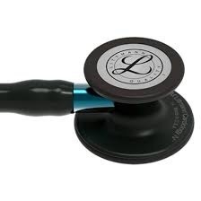 Ống Nghe Littmann Cardiology IV™ Full Black Blue Stem 6201