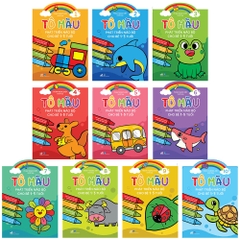 Bộ Tô màu phát triển não bộ cho bé 1-5 tuổi (Trọn bộ 10 tập) Bộ Tô Màu Phát Triển Não Bộ Cho Bé 1-5 Tuổi (Trọn Bộ 10 Tập)
