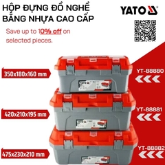 Hộp đựng đồ nghề bằng nhựa cao cấp Yato