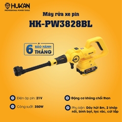 Máy rửa xe chạy pin HUKAN HK-PW3828BL