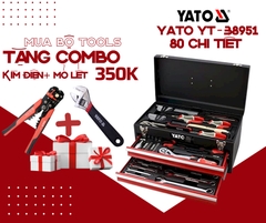 Bộ dụng cụ sửa chữa đa năng 80 chi tiết YATO YT-38951
