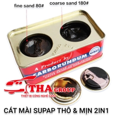 Hộp Cát Xoáy Xupap 2 Ngăn Thô - Mịn và Bột Rà Xupap Chuyên Nghiệp