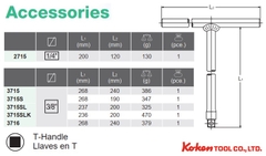 Tay vặn chữ T Koken đầu 1/2 inch 4715