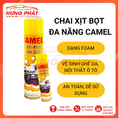 Chai xịt dọn nội thất Camel 650ml