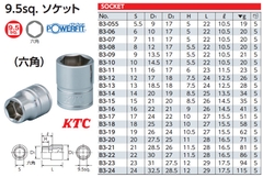 Bộ khẩu vặn ốc KTC TB314
