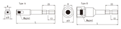 Đầu tuýp khẩu từ tính B-39BM
