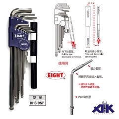 Bộ lục giác đầu bi Eight BHS-9NP