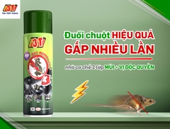 Chai Xịt Đuổi Chuột 3T Sinh Học
