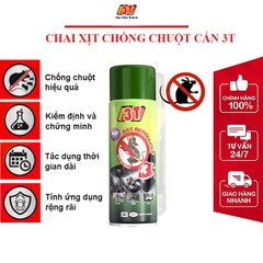 Chai Xịt Đuổi Chuột 3T Sinh Học