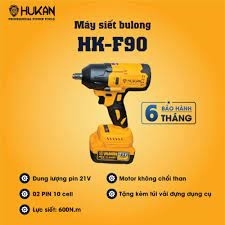 Máy bu lông pin 1/2 hukan hk f90
