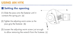 Mỏ lết lực Kanon N45HYK