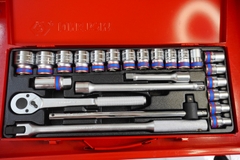 Bộ khẩu KINGTONY 24PCS 10-32 lục giác và sao