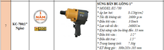 Súng bắn bu lông hơi 1 inch KC780