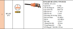 Súng bắn bu-lông 1 inch dài KOKU KC-A12