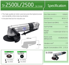 Máy mài đĩa Shinano 4 inch SI-2500L