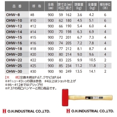 Búa tạ OH Nhật dòng OHW