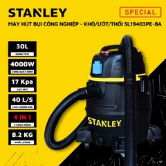 Máy hút bụi Công nghiệp 4 chức năng Stanley SL19403PE-8A – Hỗ trợ dùng chung Powertools