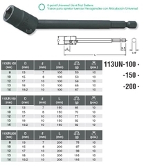 Đầu bits khẩu lắc léo Koken 113UN