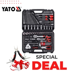 Bộ Tuýp Tay Vặn Tổng Hợp Cao Cấp 126 Món Yato YT-38875