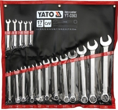 Bộ cờ lê vòng miệng hệ mét 8-32mm YATO YT-0363
