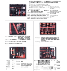 TỦ ĐỒ NGHỀ SỬA CHỮA CAO CẤP 7 NGĂN 211 chi tiết YATO YT-55290