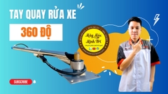 Tay quay rửa xe 360 độ INOX