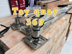 Tay quay rửa xe 360 độ INOX