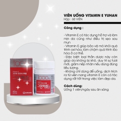 Viên uống bổ sung vitamin e hiệu thuốc yuhan 60 viên (80ea)