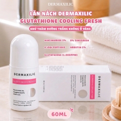 Lăn Khử Mùi Hỗ Trợ Làm Sáng Da Nách Dermaxilic Glutathione Cooling Fresh 60ml