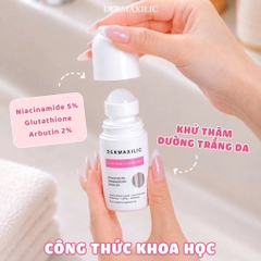 Lăn Khử Mùi Hỗ Trợ Làm Sáng Da Nách Dermaxilic Glutathione Cooling Fresh 60ml