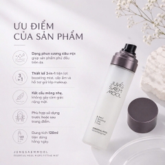 Xịt Khoáng Cấp Ẩm Giữ Lớp Makeup JUNGSAEMMOOL Essential Mool Micro Fitting Mist 120ml