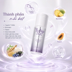 Sữa Rửa Mặt Bột Enzyme PDRN Hàn Quốc Làm Sạch Sâu, Tẩy Tế Bào Chết Dịu Nhẹ APOTHE TulipRx™ PDRN Powder Cleanser 70g 
