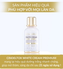 (HĐ) Kem Dưỡng Trắng Da Incugen Cindel Tox White Cream Premium mẫu mới